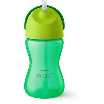 Philips Avent SCF798/01, учебная чашка с трубочкой, 300 мл, 12m+, зеленая, герметичная, нескользящая (SCF798/01)