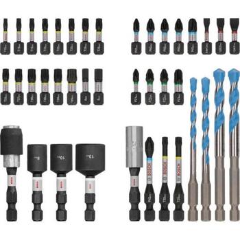 Bosch PRO Impact M. Constr. 2608521U85, 40 daļu urbju un skrūvgriežu uzgaļu komplekts, 25-55mm, 50mm, 60mm, 5-8mm (2608521U85)