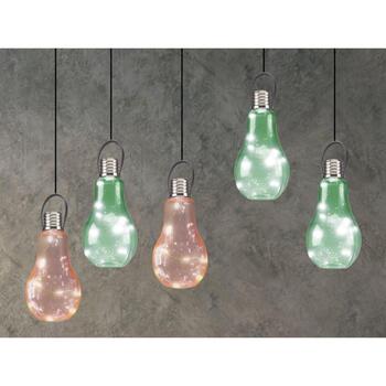 Beper Садовая лампа P207OUT001, 10 LED, Оранжевый, Зеленый, Стекло, Металл, Искусственная кожа, 6-8ч работы, Солнечная (P207OUT001)
