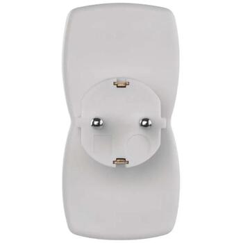 Emos Адаптер 2x Круглый P00252N, 2x2P+PE, 3680W, IP20, Белый, Защита от детей (P00252N)