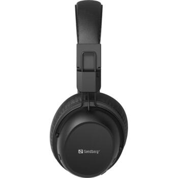Sandberg наушники 126-36, 300 mAh, 13 ч, 20 - 20000 Hz, 110 dB, 32 Ω, 4 см, 10 м, Bluetooth, USB Type-C, ANC, Circumaural (126-36)
