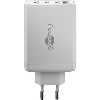 Goobay strāvas adapteris 65556, 100 W, 4.5/5/9/12/15/20 V, 2xUSB-C 20 V 5 A, 1xUSB Type A 15 V 2 A (65556)