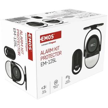 Emos Сигнализация с датчиком движения EM-125L PROTECTOR H8106, 125 дБ, 3x AA, USB-C, PIR, 110°, IP21, 8 м (H8106)