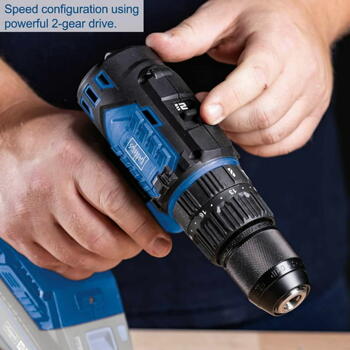 Scheppach Аккумуляторная ударная дрель BC-CD60-X 5909237900, 60 Нм, 13 мм, 2 скорости, 3 функции, LED подсветка, без АКБ (5909237900)