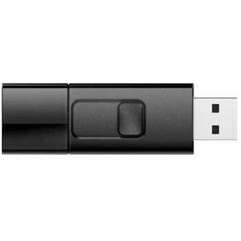 Silicon Power zibatmiņas diskdzinis Ultima U05 SP008GBUF2U05V1K, 8GB, USB 2.0, USB Type-A, melns, matēts, LED indikators (SP008GBUF2U05V1K)