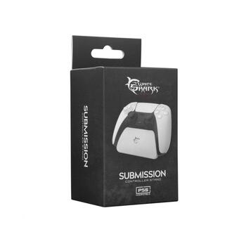 White Shark Подставка для контроллера SUBMISSION, 60g, 11.3cm, 7.3cm, 5.7cm, совместима с контроллером PS5, пластик (SUBMISSION)