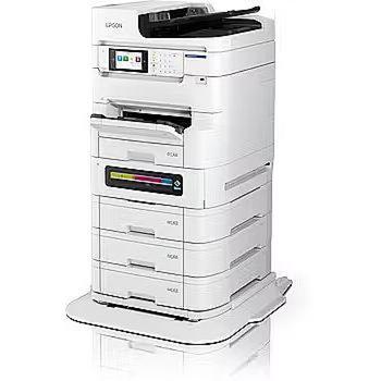 Epson Многофункциональный принтер WorkForce Pro EM-C8101RDWF, 4800 x 1200 DPI, 26 стр/мин, Wi-Fi, Белый (C11CL32401)