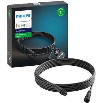 Philips Hue удлинитель кабеля питания 915005641701, 5м, 24В, IP67, черный, для улицы (8718696168721)