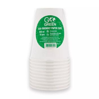 Gogreen Экологический стакан 350ml 10 шт. 1901359, 250ml, компостируемый, соответствует EN 13432 (1901359)