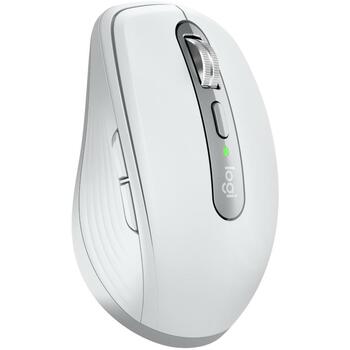 Logitech USB datorpele MX Anywhere 3S 910-006930, 8000 DPI, 6 pogas, RF bezvadu + Bluetooth, akumulators, USB-C uzlāde (910-006930)