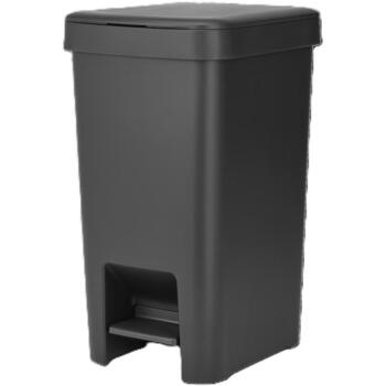 Brabantia StepUp 800306 ведро с педалью, 16 л, 91% переработанный, держатель этикеток, тихая крышка (800306)