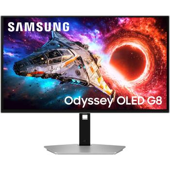 Samsung Odyssey OLED G8 G80SH LS27HG800SUXEN монитор, 68,6 см 27 дюймов, 3840x2160, 4K UHD, OLED, 240 Гц, 0,03 мс, 16:9 (LS27HG800SUXEN)