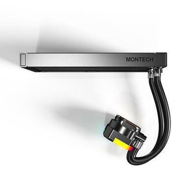 Montech умная розетка HYPER FLOW ARGB 240 (B), 2x120mm, 129.5m³/h, 3100RPM, FDB, 6 лет гарантии (HYPER FLOW ARGB 240 (B))