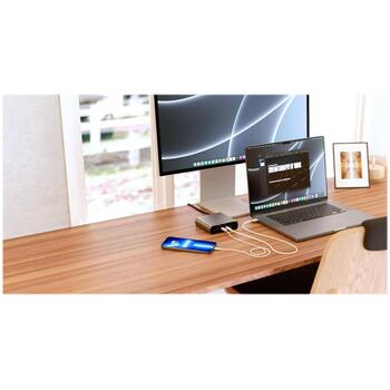 Hyper адаптер питания HJGAN245-EU, 245W, 4 x USB-C PD порта, включены EU и UK вилки (HJGAN245-EU)