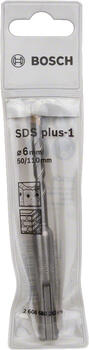 Triecienurbis SDS-plus-1 6 x 50 x 110 mm, Perforatora urbjiem SDS PLUS-1 URBIS, 2608680262, BOSCH (2608680262)