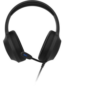 Zalman Провода наушники ZM-HPS310 BK, 243г, 50мм, 32Ω, 106дБ, 20-20000Гц, USB, RGB подсветка, 2.2м кабель (ZM-HPS310 BK)