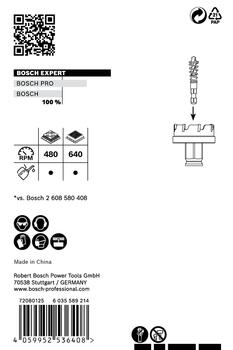 Urbjmašīnām/skrūvgriežiem, triecienurbjmašīnām/triecienskrūvgriežiem EXPERT SHEET METAL PC PLUS CAURUMZĀĢIS BOSCH 2608900494 (2608900494)