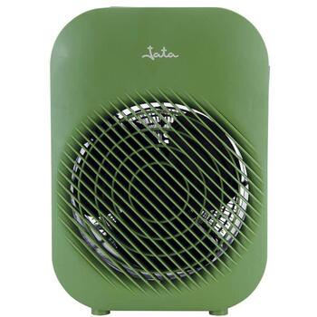 Jata TV55V тепловентилятор, 2 кВт, 230В, 30 м², 2 уровня мощности, термостат, защита от перегрева, зеленый (TV55V)
