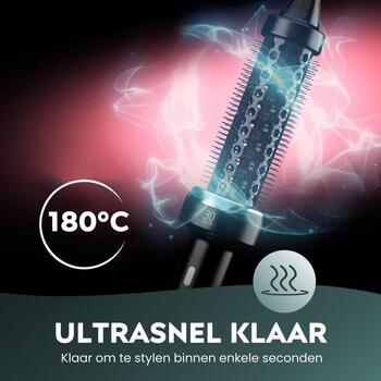 Revamp Укладчик для волос BR-1300A-EU, 50 W, 30 мм, 180 °C, 2 температурных режима, 1 скорость, 3 м шнур, черный цвет (BR-1300A-EU)