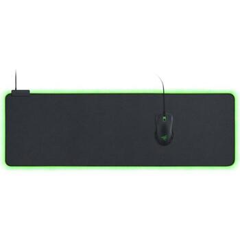 Razer peles paliktnis Goliathus Chroma Extended RZ02-02500300-R3M1, 92cm x 29.4cm x 3mm, melns, mikroteksturēta virsma (RZ02-02500300-R3M1)