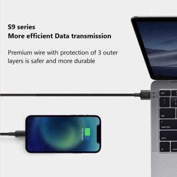 Orsen USB кабель S9C, 1,0 М, 2,1A, TPE + ткань, YD/T 1591-2009 (S9C)