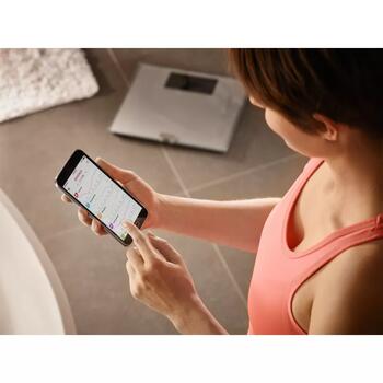 Soehnle Shape Sense Connect 200 1063873, напольные весы с анализом тела, 200кг, 100г, Bluetooth, BIA, 8 пользователей, ЖК-дисплей (1063873)
