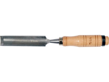 Yato pusapaļš koka kalts YT-62826, 25 mm, 140 mm asmens, #55 oglekļa tērauds, koka rokturis, 112 mm (YT-62826)
