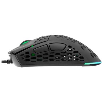 White Shark Premium Line Pele SHURIKEN, 19000 DPI, 6D pogas, 1000 Hz, RGB apgaismojums, USB 2.0, 1,8 m kabelis (SHURIKEN)
