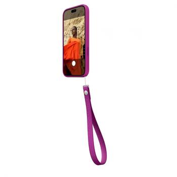 Apple Rokas siksna MKF64ZM/A, 39.1 cm, magenta, rPET, magnēti, saderīga ar iPhone un AirPods Pro (MKF64ZM/A)