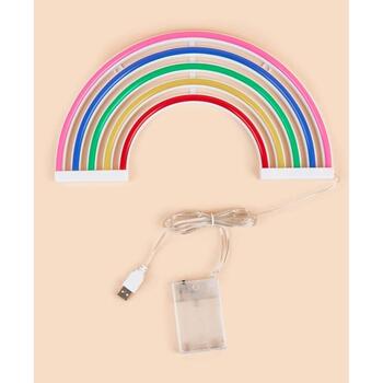 Manta Освещение SNL33MTT, 5W, 30см, 16см, 3xAA, USB, 5V, пластик, 2м, встроенный LED, радуга (SNL33MTT)