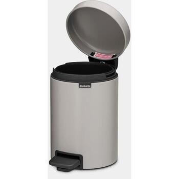 Brabantia NewIcon 252181 ведро с педалью, 3 л, 16,8 см, 26,4 см, нержавеющая сталь, тихое закрывание, защита от запахов (252181)