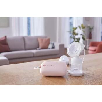 Philips Avent электрический молокоотсос SCF395/31, 100-240В, 8+16 уровней, тихий мотор, память, без BPA (SCF395/31)