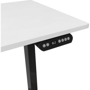 White Shark Игровой Стол AXIOM-W, 710–1160mm, 1200×600mm, 80kg, электрическая регулировка высоты, сталь/алюминий (AXIOM-W)