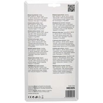 Emos Токовый мультиметр MD-310C M0305, 2–600 A, 2–600 V, 200 mV – 600 V, 200 Ohm – 20 MOhm, автоматическое отключение (M0305)