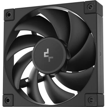 Deepcool Datora ventilators FD12 R-FD12-BKNPN1-G, 120mm, 64.2 cfm, 27.6 dBA, PWM atbalsts, gumijas spilventiņi (R-FD12-BKNPN1-G)