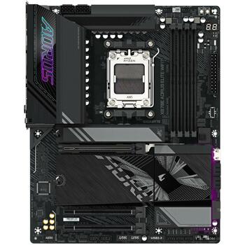 Gigabyte Dēlis X870E A ELITE WIFI7 1.2, AMD Socket AM5, 16+2+2 fāzes, DDR5 256 GB, PCIe 5.0, 2.5GbE LAN, Wi-Fi 7 (X870E A ELITE WIFI7 1.2)