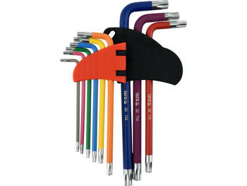 Yato YT-05633 Torx TR atslēgu komplekts, 9 gab., T10-T50, garš, S2, 58-62 HRC (YT-05633)