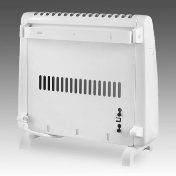 Eurom CK501R pret aizsalšanu konvektora sildītājs telpu apkurei 500W termostats mazām telpām kompakts balts (351712)