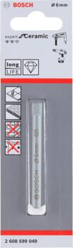 Dimanta urbis 6mm cietām flīzēm, Urbjmašīnām/skrūvgriežiem PRO CERAMIC DRY URBIS, 2608599049, BOSCH (2608599049)