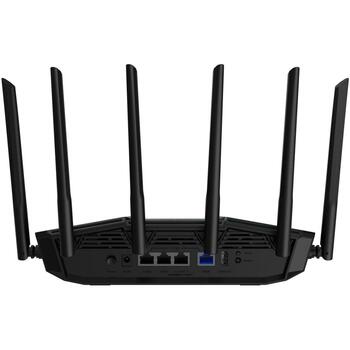 Asus беспроводной маршрутизатор TUF GAMING BE6500, 6500 Мбит/с, Dual-band, 4x 2.5GbE порта, 6 антенн, безопасность WPA3 (TUF GAMING BE6500)
