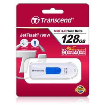 MEMORY DRIVE FLASH USB3 128GB/790 TS128GJF790W TRANSCEND (TS128GJF790W)