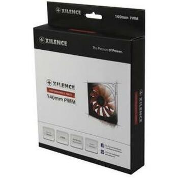 Xilence Datora ventilators XF051, 140mm, 700RPM, 62.05cfm, 30dB, 4-pin, PWM atbalsts (XF051)
