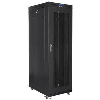 Lanberg Раковина 19'' FF01-8027-23BL, 800x1000mm, 27U, 800kg, ЖК-дисплей, 4 вентилятора, 4 вертикальные направляющие (FF01-8027-23BL)