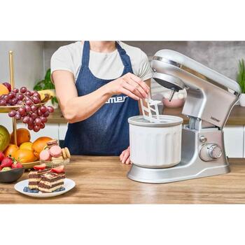 Zelmer ZKR1360 стационарный миксер, 70305818P, 1200 Вт, 4.5/5 л, 6 скоростей, планетарная система, SMART MIX (70305818P)