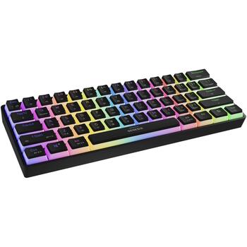 Genesis THOR 660 G2 игровая клавиатура, NKG-1916, 2.4GHz, Bluetooth, USB-C, 61 клавиша, RGB, линейный, черный (NKG-1916)