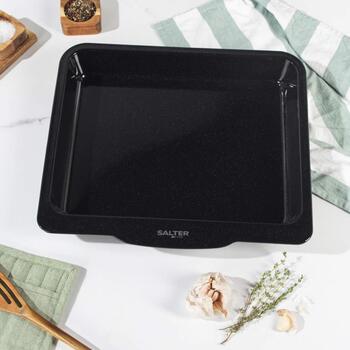 Salter Формочка для запекания BW14480, 37см, черный, сталь, антипригарное, можно мыть в посудомоечной машине (BW14480)