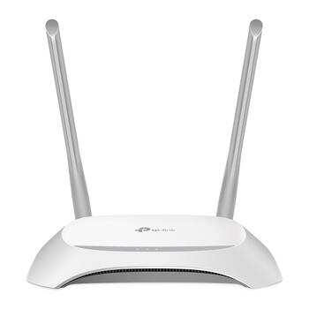 TP-LINK беспроводной маршрутизатор TL-WR840N, 300Mbps, 1 WAN, 4x10/100M, 2 антенны, DHCP, WPS, QoS (TL-WR840N)