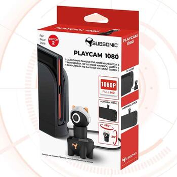 Subsonic Вебкамера SA5752-2, 1080p, 30fps, USB Type-C, красный, автофокус, отслеживание лиц, крышка для конфиденциальности (SA5752-2)