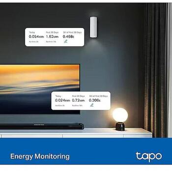 TP-Link viedais komutācijas modulis Tapo S112, 2400 MHz, 7 kanāli, AC, 150 W, 50/60 Hz, balts, Bluetooth, SmartThings (Tapo S112)