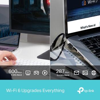 TP-Link Archer TX10UB Nano USB-адаптер, AX900, Wi-Fi 6, Bluetooth 5.3, 900Mbps, 2.4/5GHz, USB 2.0, WPA3, Windows 11/10 (ARCHER TX10UB NANO)